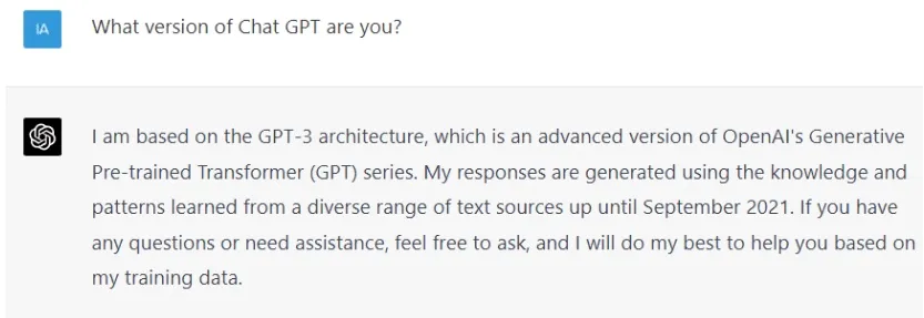 Пример запроса GPT-4 на официальном сайте OpenAI с купленной подпиской Plus